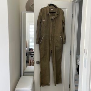faherty brand olive jumpsuit
